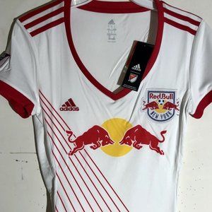 Adidas MLS NEW YORK RED BULLS Women's JERSEY L (fits like a S)
